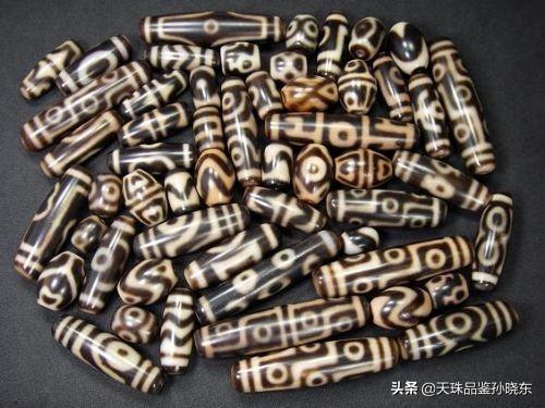 仿制（假）天珠讲解：料器珠、琉璃珠、蛇纹石天珠